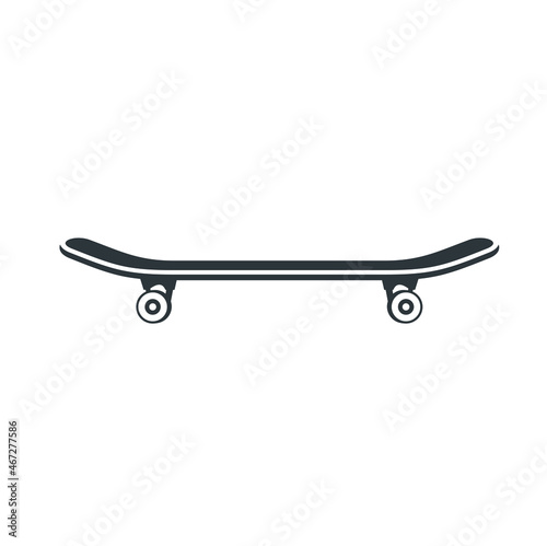 skateboard side view