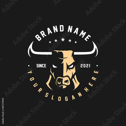 bull logo template