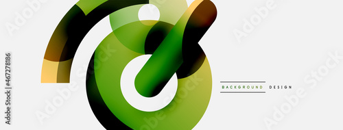 Circle abstract background. Vector illustration for wallpaper banner background card or landing page