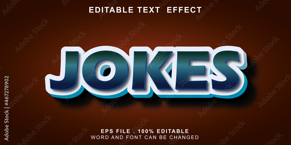text effect editable jokes