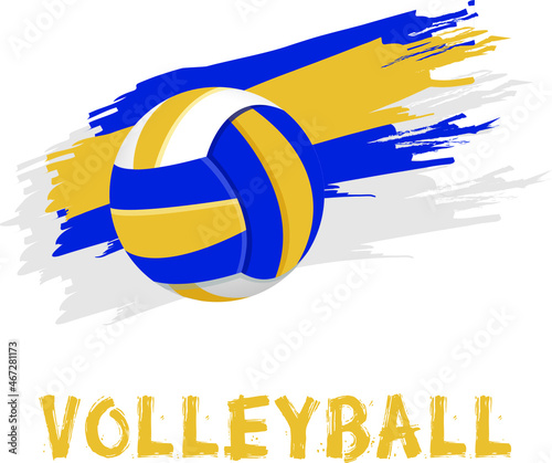 volley ball illustration