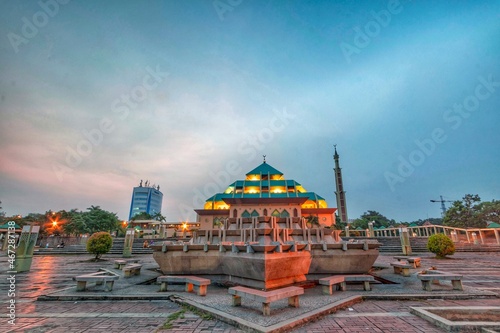 Photography mosque from batam islam
