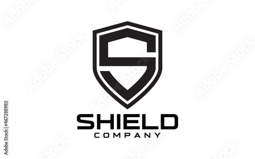 Free Download Initial letter S Shield. Security Logo Design Template Element - GFXLoad