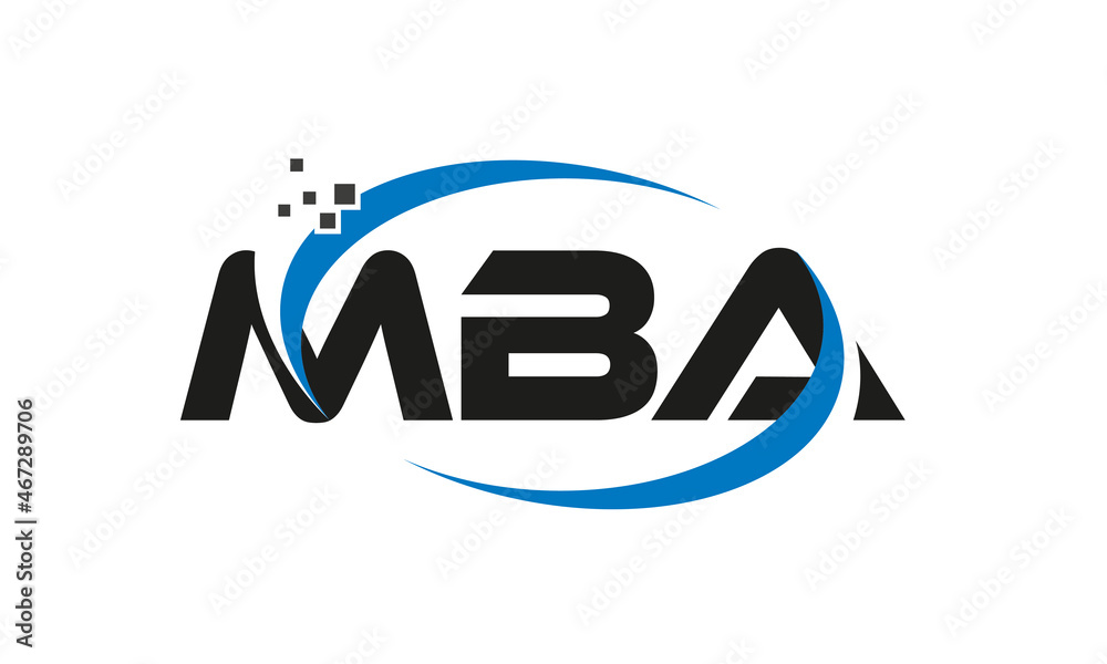 dots or points letter MBA technology logo designs concept vector Template Element dots or points letter MBA technology logo designs concept vector Template Element
