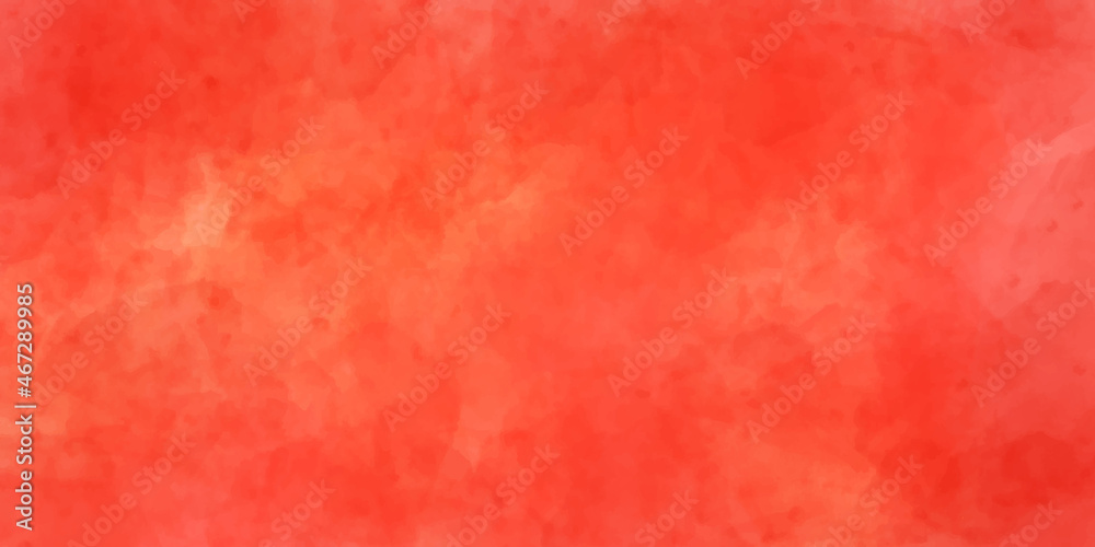 Red watercolor background. Abstract watercolor texture background.