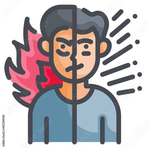 bipolar line icon