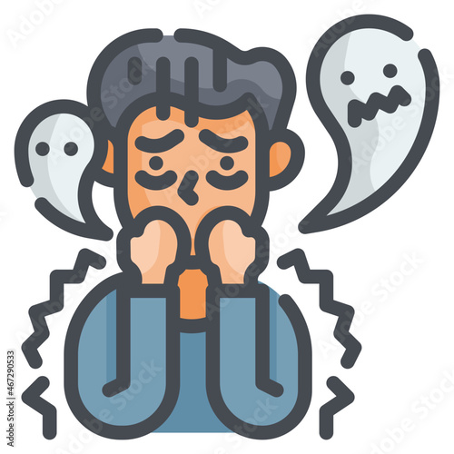 fear line icon