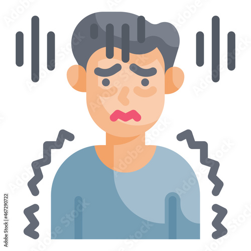 anxiety flat icon