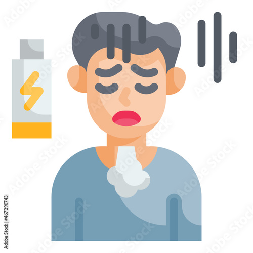 fatigue flat icon