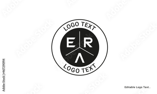 Vintage Retro ERA Letters Logo Vector Stamp 