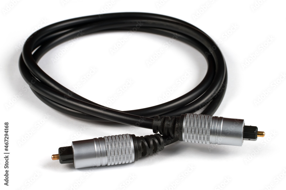 Optical cable for audio signal transmission. Optical cable for audio signal transmission.