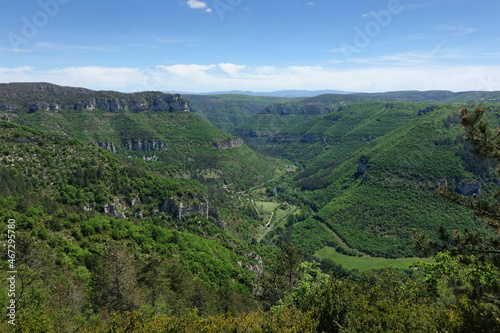 Vallée de la Dourbie - entre Causse Noir et Plateau du Larzac