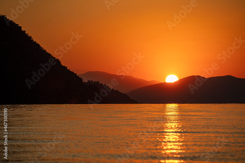 Sunrise over the sea, Turkey © Suzi