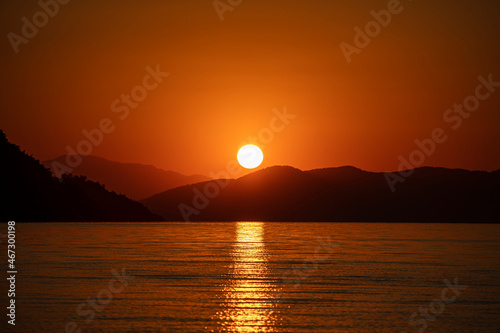 Sunrise over the sea, Turkey © Suzi