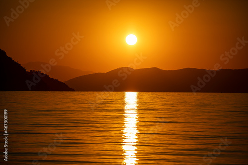 Sunrise over the sea, Turkey © Suzi