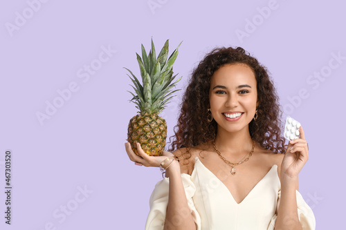 Happy African-American woma...