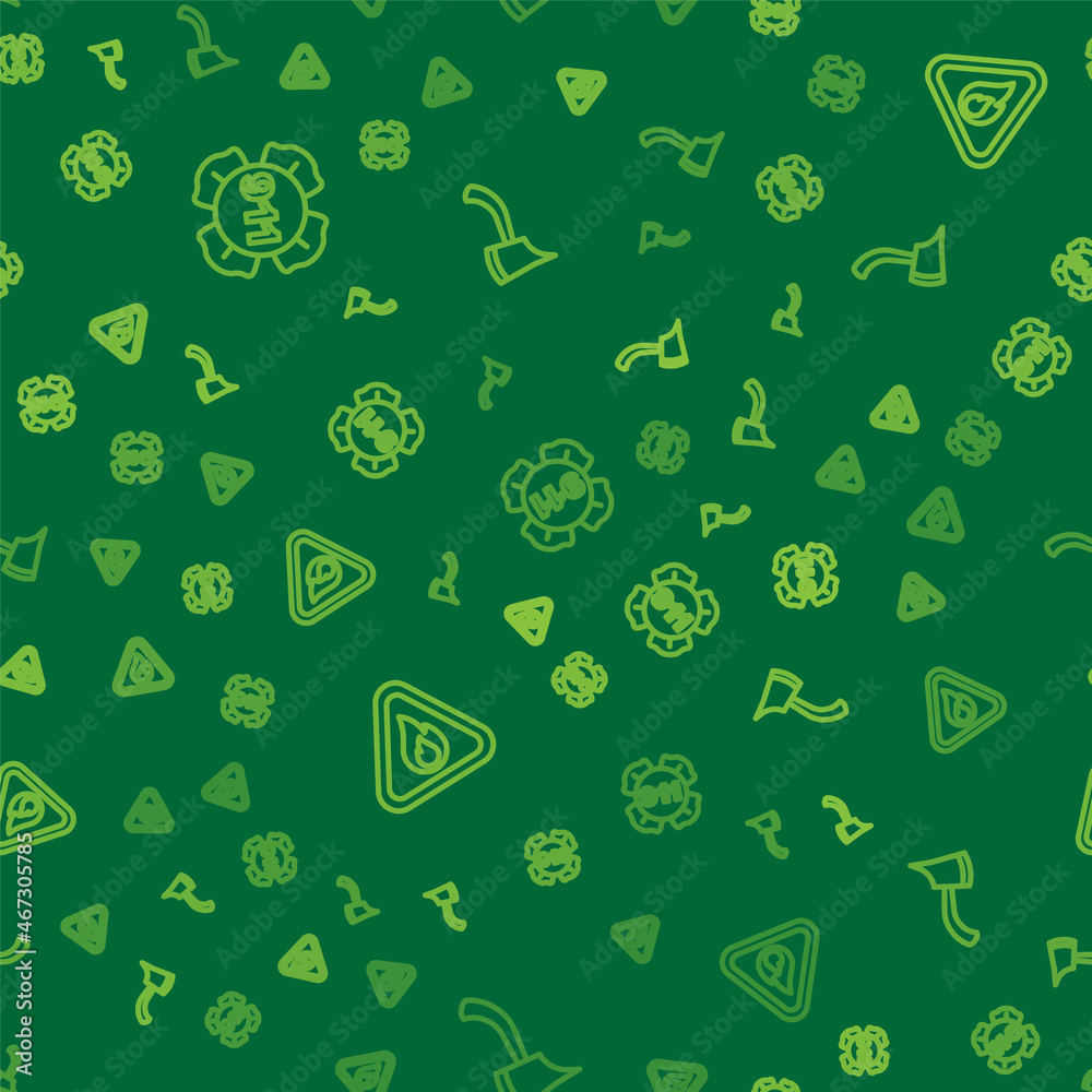 Set line Emergency call 911, Fire flame in triangle and Firefighter axe on seamless pattern. Vector Set line Emergency call 911, Fire flame in triangle and Firefighter axe on seamless pattern. Vector