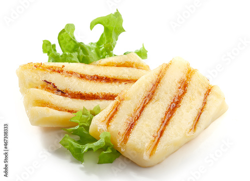 Isolated grilled cheese