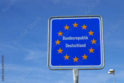 Schild Bundesrepublik Deutschland