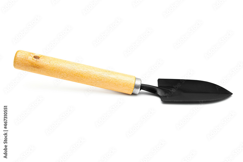 Hand soil shovel isolated on white Hand soil shovel isolated on white