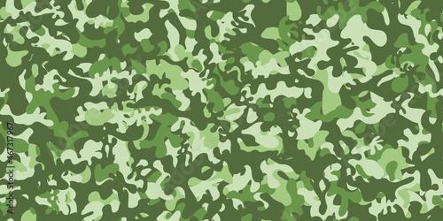 Camouflage background. Seamless pattern.Vector. 迷彩パターン 背景素材