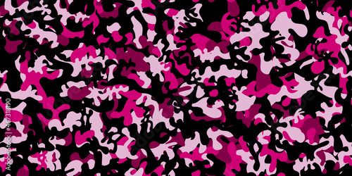 Camouflage background. Seamless pattern.Vector. 迷彩パターン テクスチャ 背景素材