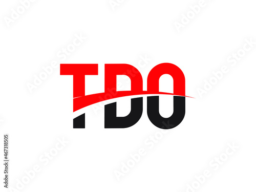 TDO Letter Initial Logo Design Vector Illustration photo