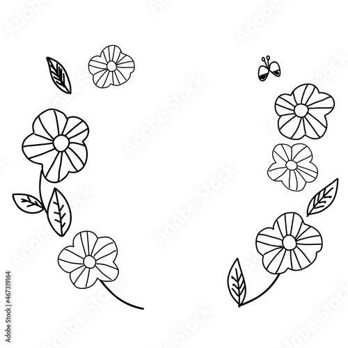 お花のイラスト素材