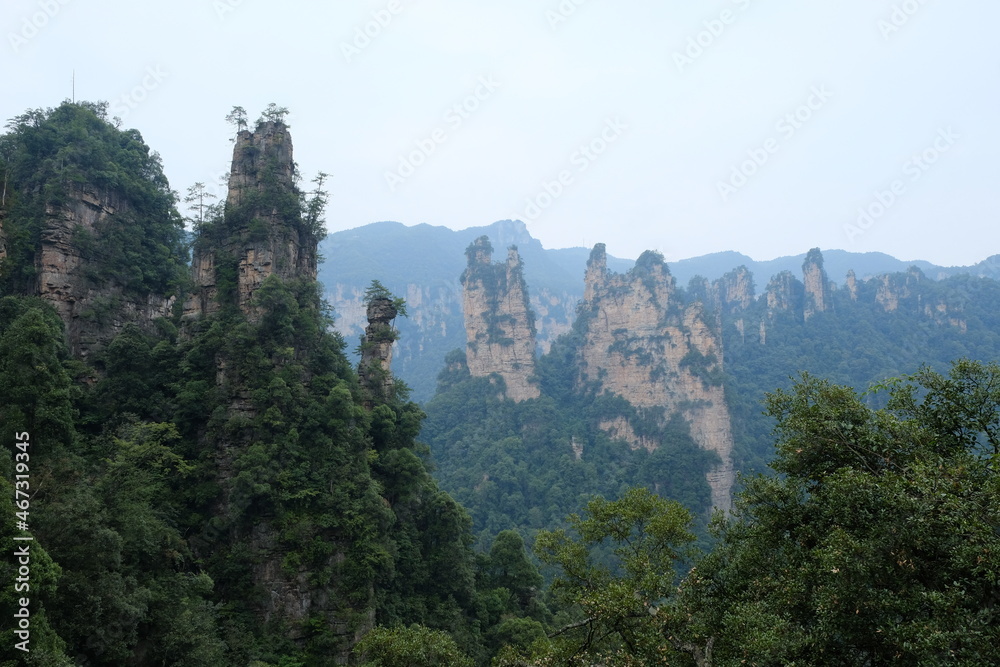 Hills in Zhangjiajie National Forest Park