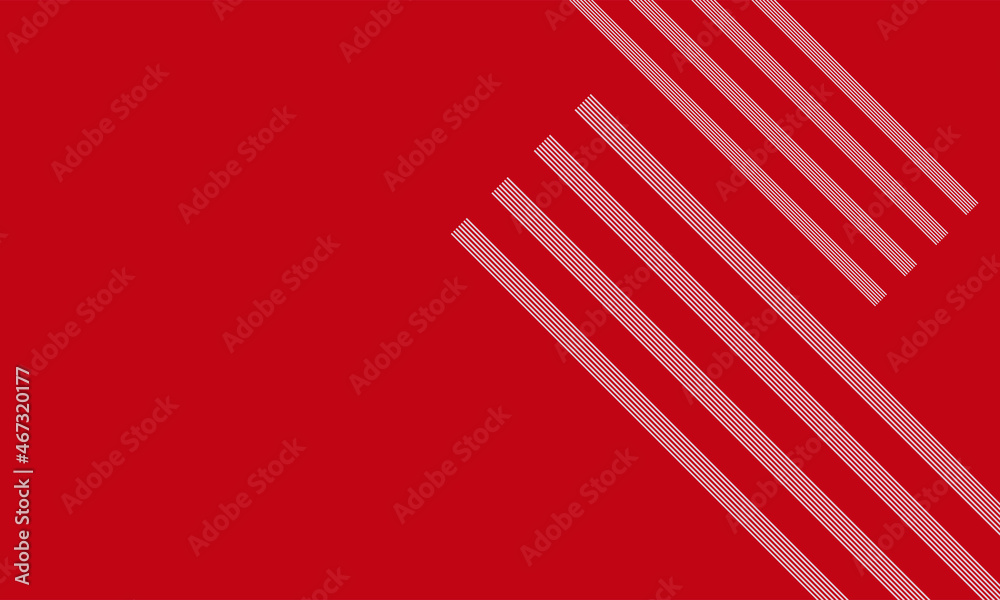 Obraz premium red background with slanted stripes on the sides