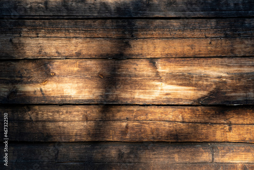 old boards in sunlight, background