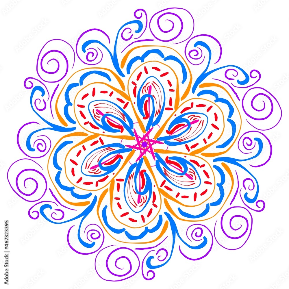 Mandala Graphic trendy rangoli art Mandala Graphic trendy rangoli art