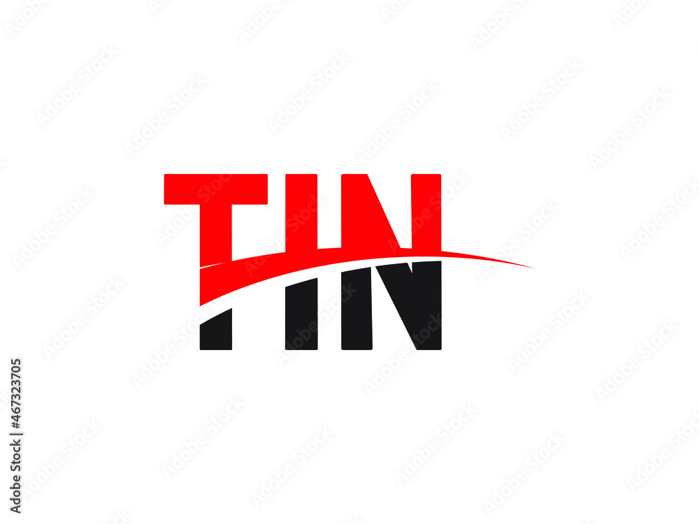 TIN Letter Initial Logo Design Vector Illustration TIN Letter Initial Logo Design Vector Illustration