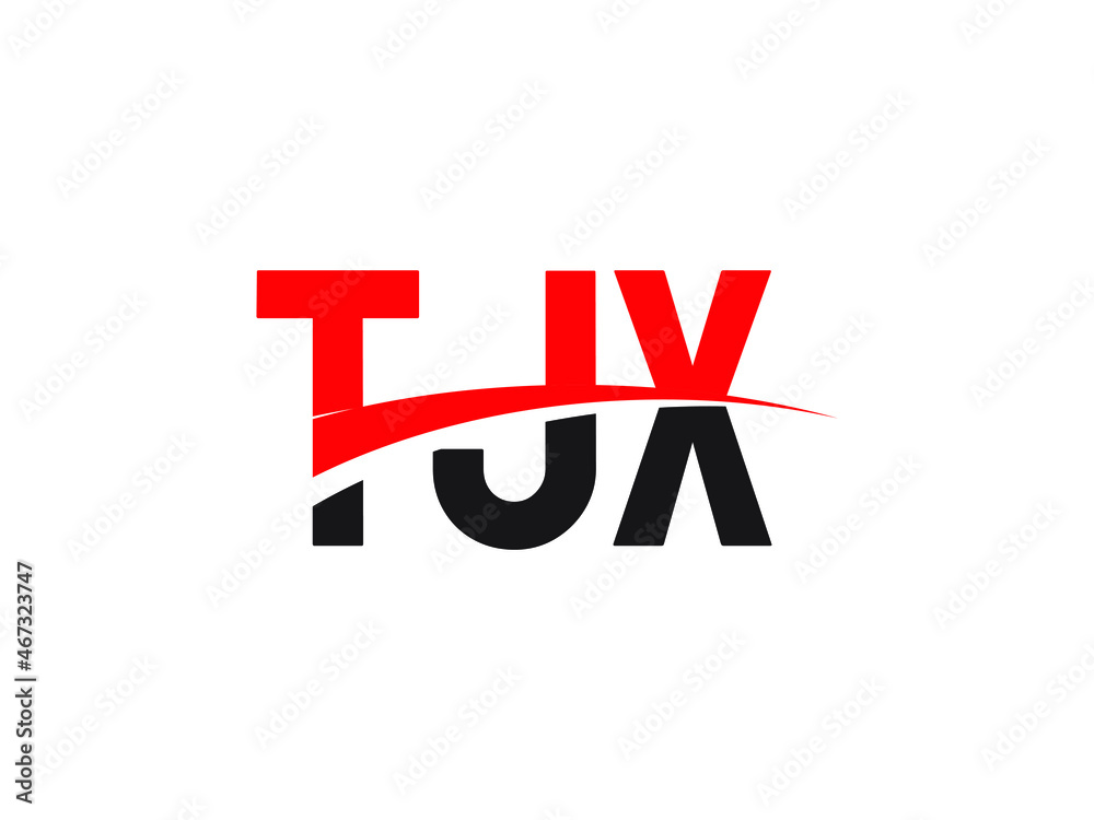 Fototapeta premium TJX Letter Initial Logo Design Vector Illustration