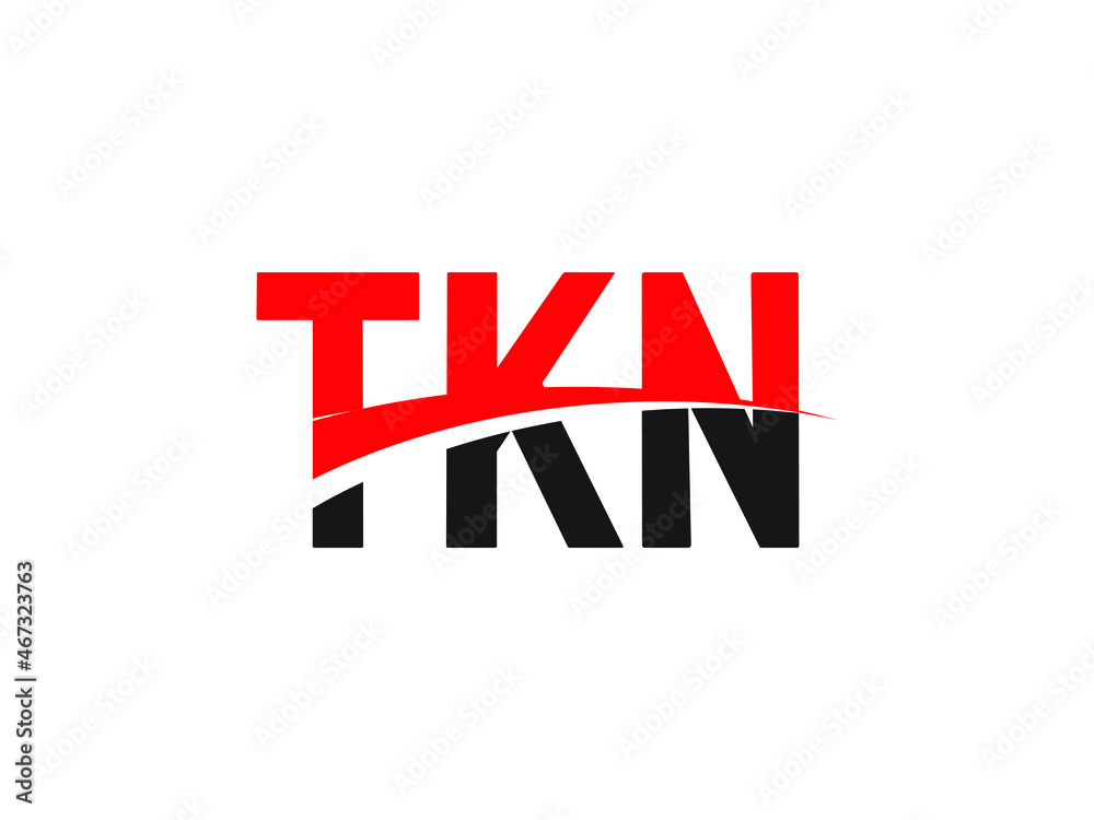 TKN Letter Initial Logo Design Vector Illustration TKN Letter Initial Logo Design Vector Illustration