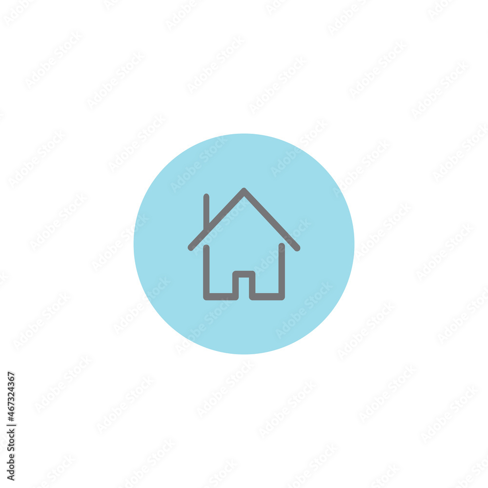 Home, office icon vector design flat Home, office icon vector design flat