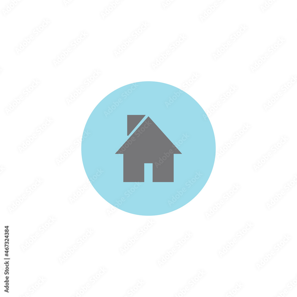 Home, office icon vector design flat Home, office icon vector design flat