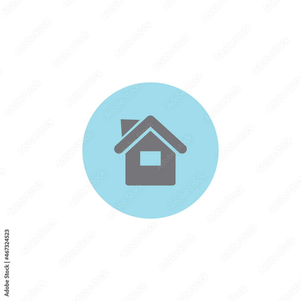Home, office icon vector design flat