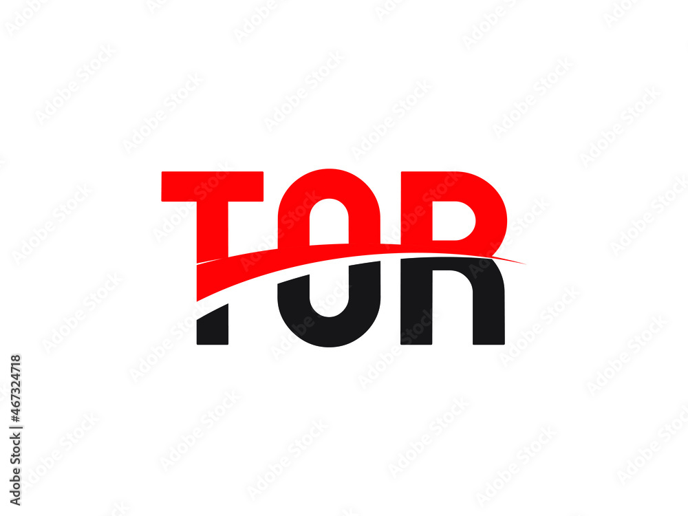 TOR Letter Initial Logo Design Vector Illustration TOR Letter Initial Logo Design Vector Illustration