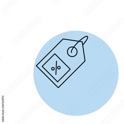 Interest icon vector design flat