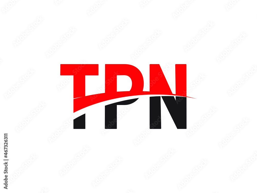 TPN Letter Initial Logo Design Vector Illustration