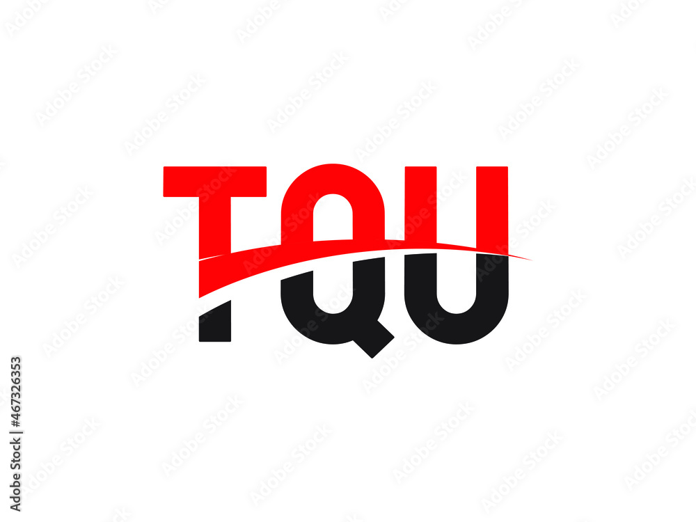 TQU Letter Initial Logo Design Vector Illustration