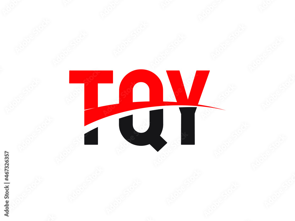 TQY Letter Initial Logo Design Vector Illustration