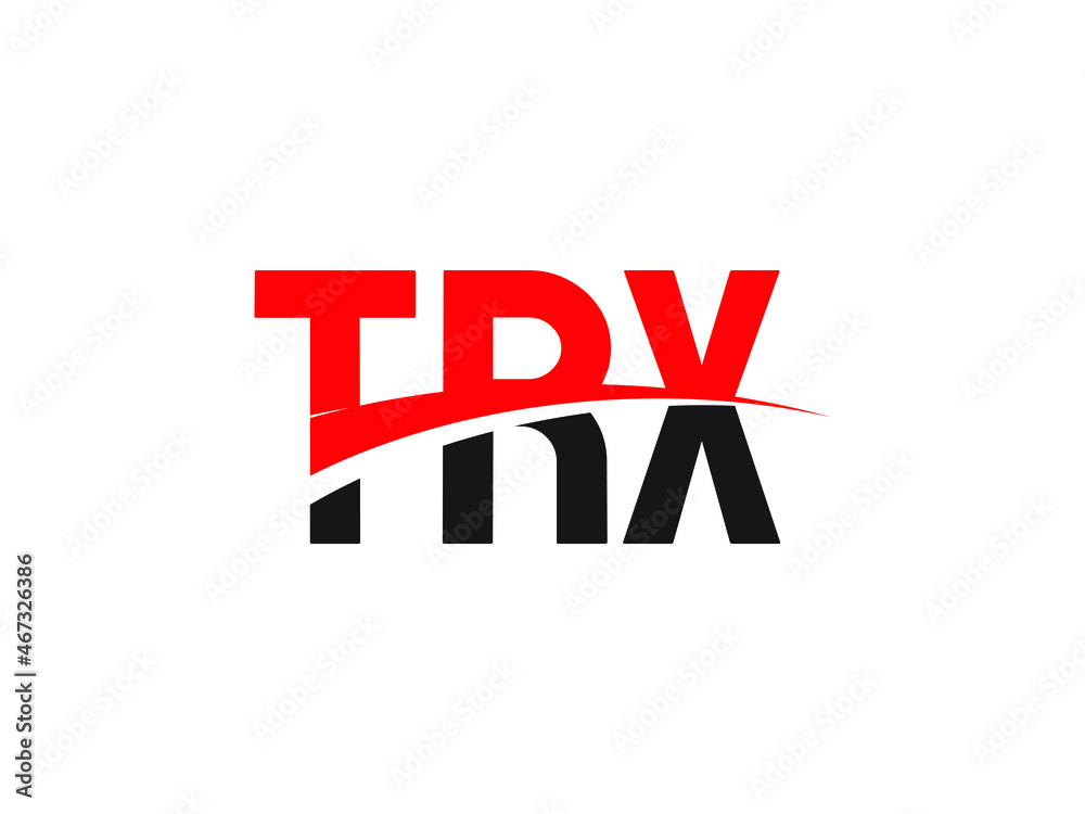 Fototapeta premium TRX Letter Initial Logo Design Vector Illustration