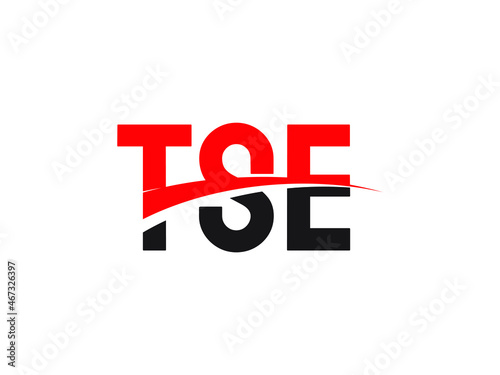 TSE Letter Initial Logo Design Vector Illustration