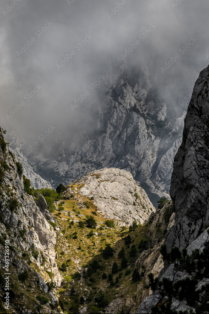 Biokovo mountain. Makarska riviera. Dalmatia. Croatia Biokovo mountain. Makarska riviera. Dalmatia. Croatia