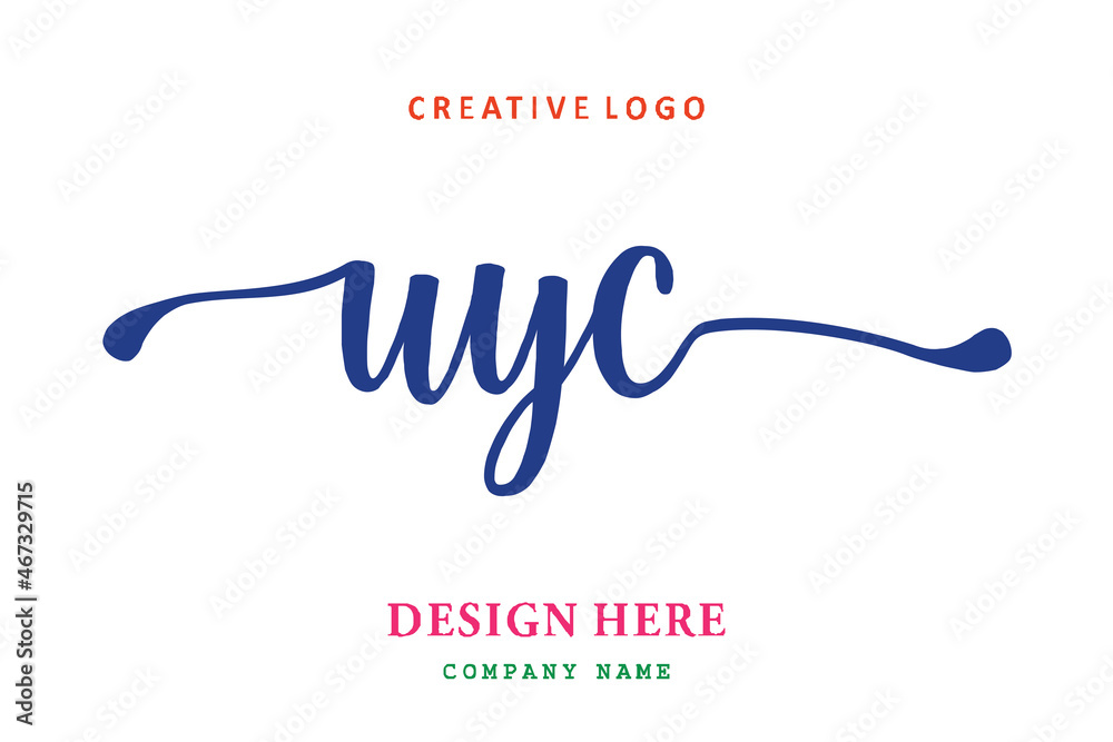 UYC lettering logo is simple, easy to understand and authoritative UYC lettering logo is simple, easy to understand and authoritative