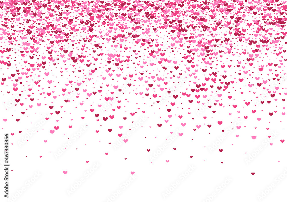 Rose Day Heart Background. Purple Group Frame. Red Confetti Many. Pink Pattern Backdrop. Paper Wallpaper.