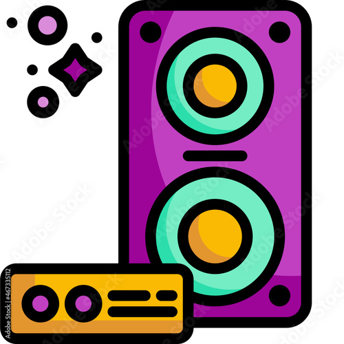 speaker line icon