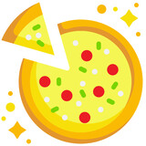 pizza flat icon